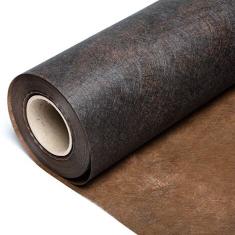 Nappe de paillage 125 g/m² brun 1x25m – 100% polypropylène – Poreuse pour infiltration d'eau – Durabilité jusqu'à 25 ans – Dupont - 1x25ml