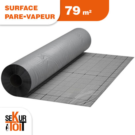 Pare-vapeur aluminium auto-adhésif – Rouleau 1,58 x 50 m - SEKURTOIT
