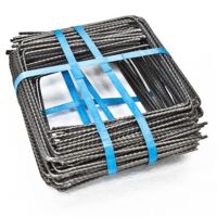 Agrafes paysagisme en acier épointé de 4mm, dims 20cmx20cmx20cm