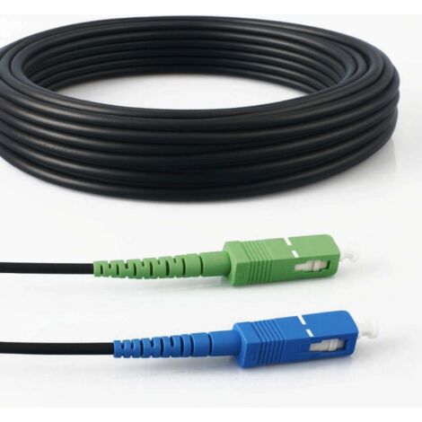 Elfcam - 30m Glasvezelkabel OS2 LC/UPC naar SC/APC Singlemode Simple 9/125um LSZH, 30 Meter Elfcam - 30m Glasvezelkabel OS2 LC/UPC naar SC/APC Singlemode Simple 9/125um LSZH, 30 Meter