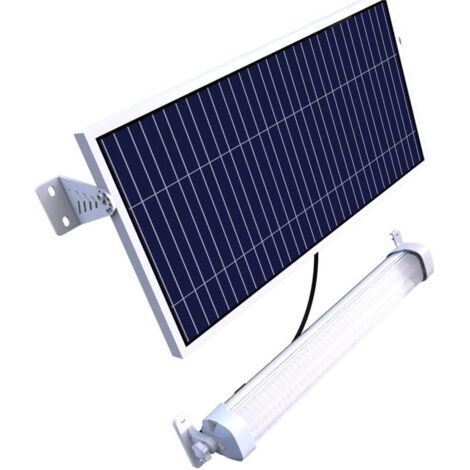 Solarsys® - Solarbeleuchtungsset 2600 Lumen 20W Solarpanel, Material aus PC + ABS, Schrauben und Installationskit enthalten für Fahrräder, Bushaltestellen, Busbahnhöfe und Grillunterstände
