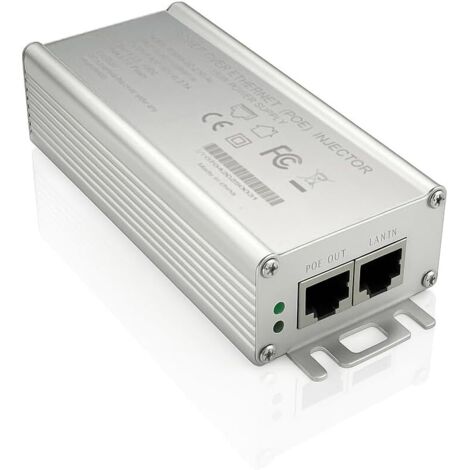 Elfcam - 150 W PoE-Injektor 2,5 Gb/1,25 GB für Starlink Gen 3 und 2, Aluminiumlegierung für hervorragende Wärmeableitung, Eingang 100-240 V AC und Ausgang 150 W 48 V-56 V