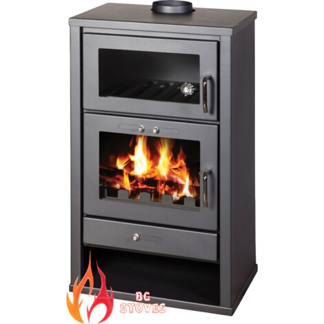 Stufa a Legna con Forno V05 Triumph F - 15 kW  Riscaldamento Potente e Cottura Tradizionale
