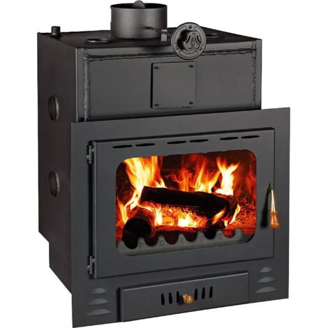 Inserto per caminetto PRITY G W28 33,2 kW 66 l di acqua Stufa a legna