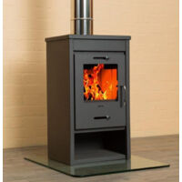 Stufa a Legna V05 Deluxe Lg – 9 kW, Design Elegante e Compatto