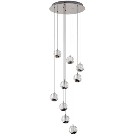 Pendelleuchte "Hayley" aus Glas für Wohnzimmer & Esszimmer von Lucande
