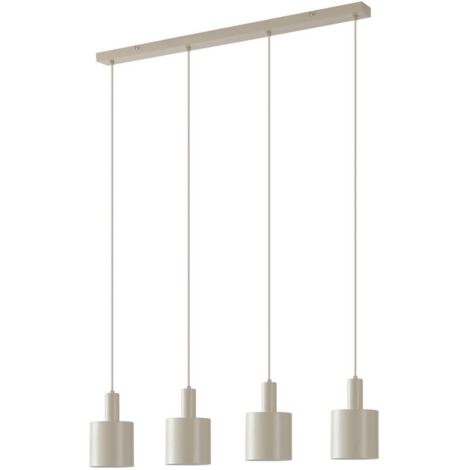 [NEUWERTIG] B-Ware Lindby Hängeleuchte Ovelia Beige 4 Flg. Deckenleuchte Hängelampe Deckenlampe (1/5)