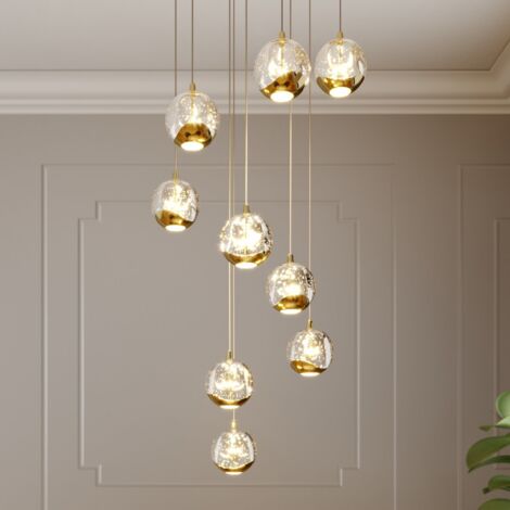 [NEUWERTIG] Lucande Hayley Led Hängeleuchte Hängeleuchte Lampe Pendelleuchte 9 Flammig G142 B-Ware