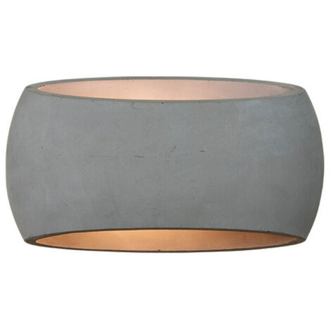 [NEUWERTIG] B-Ware Zambelis Wandleuchte 180020 Wandlampe Wandlicht Aus Beton Up/Down Breite 30 Cm