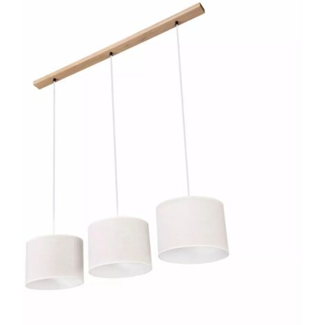 [NEUWERTIG] Britop Hängeleuchte Canvas Leinenschirme Hängelampe Leuchte Lampe Dreiflammig706 B-Ware