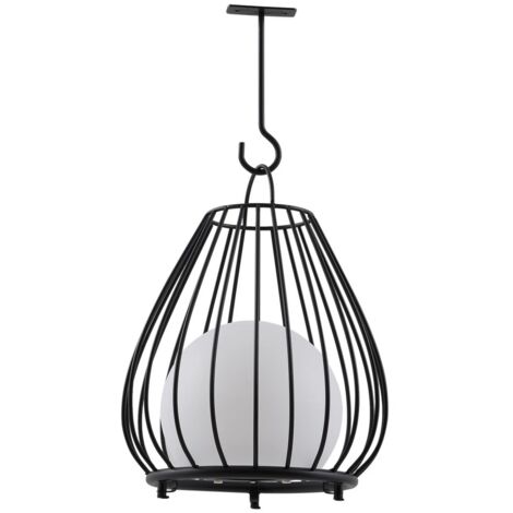 [GEBRAUCHT] Lindby Led Solarleuchte Kelda Schwarz Alu 38 Cm Dimmbar Deckenlampe Leuchte B-Ware (1/2)