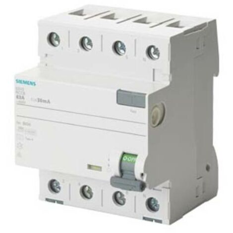 [NEUWERTIG] B-Ware Siemens Fi Schutzschalter Schalter Fehlerstromschutzschalter Schutz 40 A 400 V
