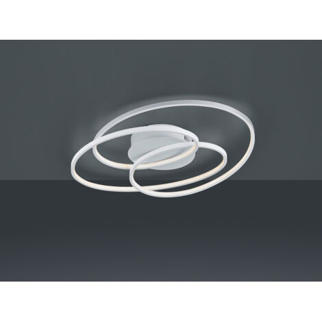 [NEUWERTIG] Trio Led Deckenlampe Gale 60x13,5x43cm Deckenstrahler Lampe Switch Dimmer Weiß B-Ware (1/5)