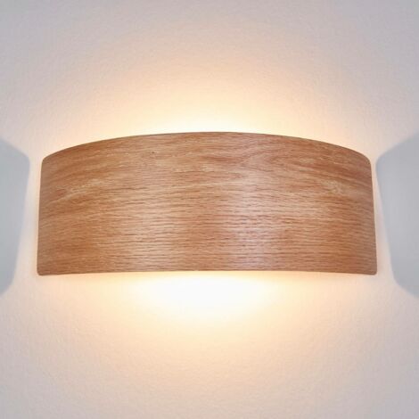 [GEBRAUCHT] Lindby Led Wandleuchte Rafailia Wandleuchte Wandlampe Leuchte Lampe Holz Meta982 B-Ware (1/2)