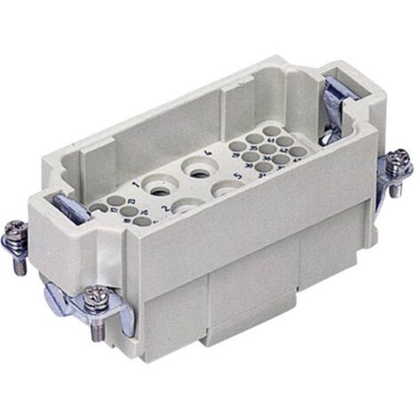 [NEUWERTIG] Harting 09 38 042 3001 Stifteinsatz Han Com 6 36 PE Crimpen Steckverbinder (1/2)