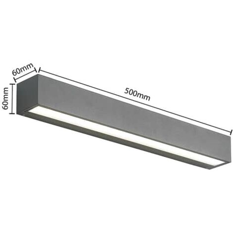 [GEBRAUCHT] Arcchio Lengo Led Wandleuchte Cct 50cm 1 Fl. Grafit Wandleuchte Deko Wandlicht B-Ware (1/2)