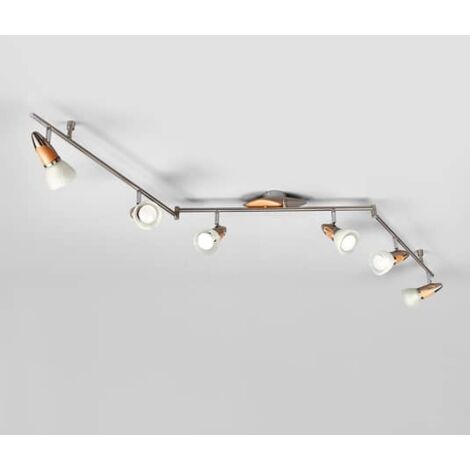 [GEBRAUCHT] Lindby 6 Flammige Led Holz Deckenlampe Marena Deckenlampe Deko Deckenlicht 253 B-Ware
