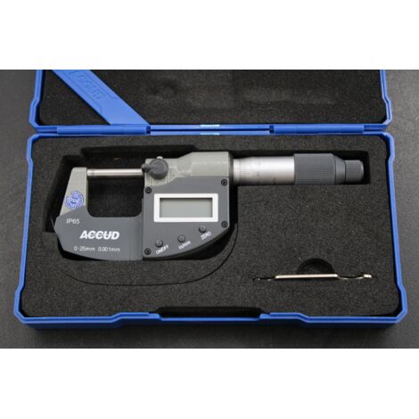 Produktbild von Außenmikrometer 225–250 Mm – Präzises Messwerkzeug Mit Hartmetall-Messfläche, Ratsche Und Schloss – 0,01 Mm Auflösung