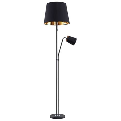 [GEBRAUCHT] Lindby Efalia Stehlampe Stehleuchte Standleuchte Leselampe Leuchte Schwarz Gold B-Ware
