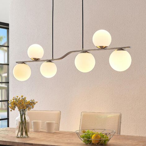 [GEBRAUCHT] Lindby Avalyn Hängeleuchte Deckenlampe Pendelleuchte Lampe Leuchte Weiß Nic299 B-Ware (1/2)