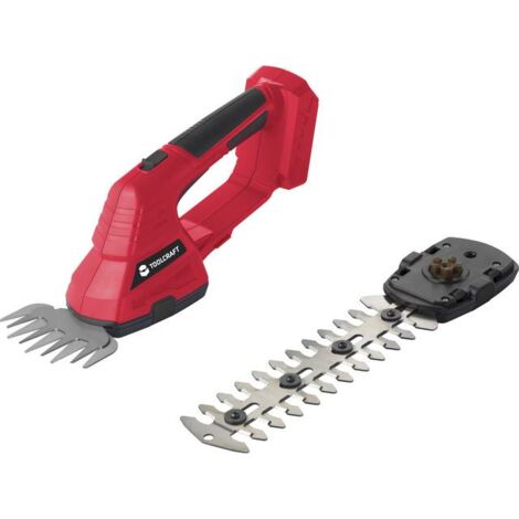 [NEUWERTIG] Toolcraft Gbs L118 / Tawb 200 Akku Grasschere Inkl. Gras  Und Strauchvorsatz116 B-Ware