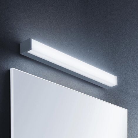 [GEBRAUCHT] Lindby Klea Led Badezimmerleuchte 60 Cm Weiß Chrom Spiegelleuchte Badlampe Lampe B-Ware