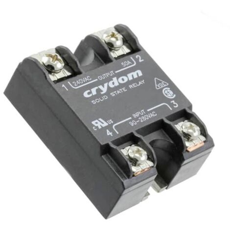 [NEUWERTIG] Crydom Halbleiterrelais Relais D2425 T Lastrelais 25 A 24 280 V Ac Modul Grau B-Ware