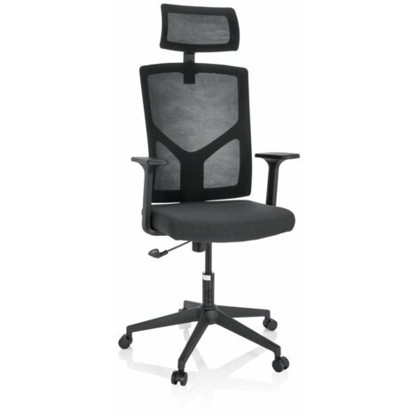[GEBRAUCHT] Hjh Office Bürostuhl Drehstuhl Breton B Schwarz Schreibtisch Netzstoff B-Ware (1/2)