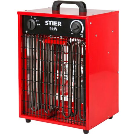 [NEUWERTIG] Stier Heizlüfter Lüfter Heizer 9k W 1150m3h Starkstrom Garage Werkstatt B-Ware