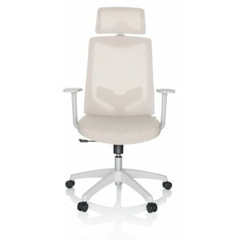 [GEBRAUCHT] Hjh Office Mikeo W Home Office Bürostuhl Beige Drehstuhl Arbeitsstuhl Stuhl B78 B-Ware (1/2)