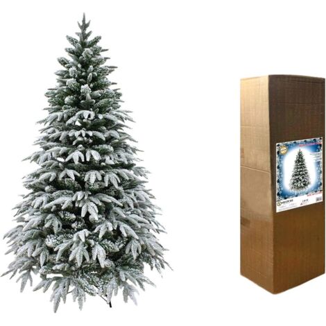 [GEBRAUCHT] Shatchi Artificial Christmas Tree Dekobaum 5 Ft Snow Covered Branches Green B-Ware (1/2)
