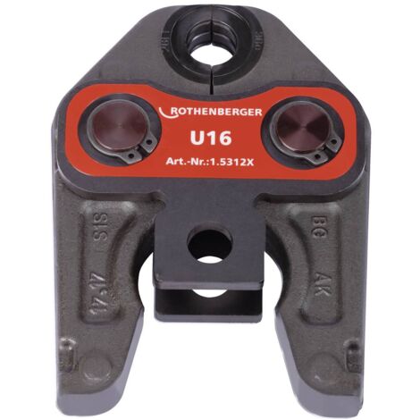 Pressbacke U16 U20 U25 U32 Presszange Pressbacken Verbundrohr 16-32mm,Dieses Produkt eignet sich für Rohrverbindungen mit einem Außendurchmesser von 1,26 Zoll (U16-16mm/0.63 Zoll