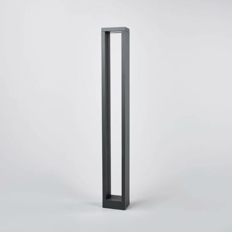 [NEUWERTIG] Lucande Eckige Led Pollerleuchte Jupp Wegeleuchte Wegelampe Leuchte 90 Cm Grau   B-Ware