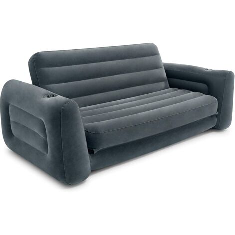 [GEBRAUCHT] B-Ware Intex 66552 Schlafsofa Klappsofa Luftbett Klappbett Aufblasbar 203x224x66cm (1/2)