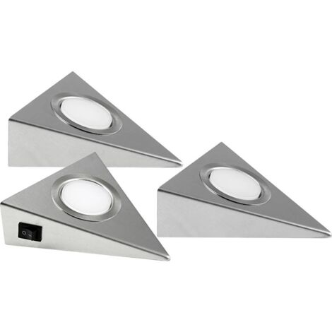 [NEUWERTIG] Heitronic 23009 Genua Led Unterbauleuchte 6 W Edelstahl Lampe Leuchte Unterbau B-Ware (1/2)