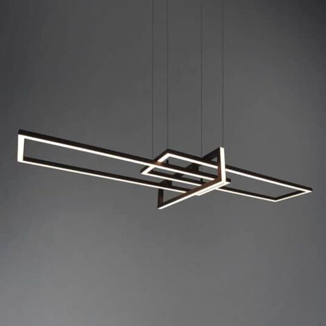 Trio Lighting Led Hängeleuchte Lampe Leuchte 34 W Salinas, 3.000 K, Schwarz M241 B-Ware (1/2)