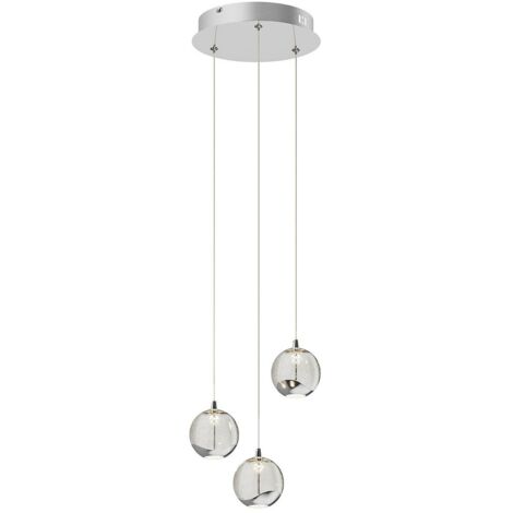 [GEBRAUCHT] Lucande Led Pendelleuchte Hayley Hängeleuchte Deckenlampe Lampe 3 Flammig Ch338 B-Ware