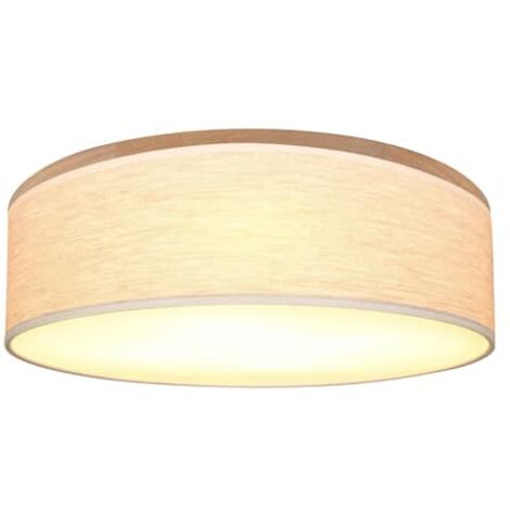 [NEUWERTIG] Euluna Deckenlampe Deckenlampe Lampe Leuchte Canvas Beige ø 48cm Höhe 16 Cm B-Ware (1/2)