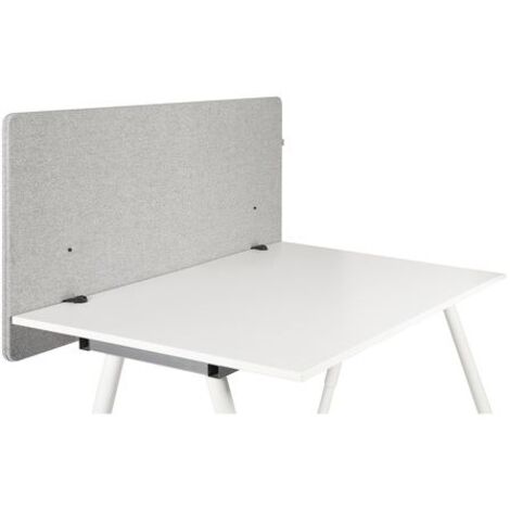 [GEBRAUCHT] Hjh Office Akustik Tischtrennwand Flexmiut Trennwand D 120 Cm Hellgrau B-Ware (1/2)
