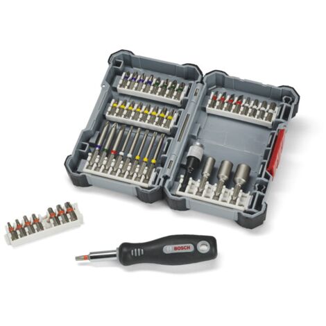 [NEUWERTIG] Bosch Bit Set Schrauberbit Set Pick And Click 45teilig Aufbewahrungskoffer B-Ware