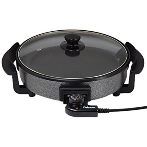 [NEUWERTIG] Tristar Multifunktionspfanne Elektropfanne D 30 Cm Antihaftbeschichtung Schwarz  B-Ware (1/2)