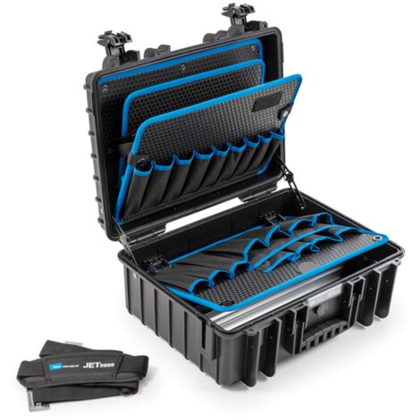 [NEUWERTIG] B & W International Werkzeugkoffer Jet 5000 Werkzeugbox Polypropylen Schwarz B-Ware (1/2)