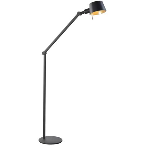 [GEBRAUCHT] Lucande Stehleuchte Silka Höhe 173 Cm Schwarz Metall Stehlampe Lampe Leuchte E27 B-Ware (1/2)