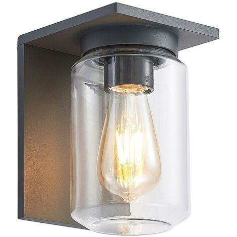 [GEBRAUCHT] Lucande Semka Außenwandleuchte Wandleuchte Wandleuchte Lampe Leuchte Dunkelg440 B-Ware (1/2)