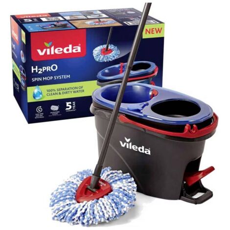 [NEUWERTIG] Vileda 178333 H2 Pro Spin Mop Bodenwischer Wischmopp Reinigung B-Ware (1/2)