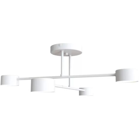 [GEBRAUCHT] Deckenleuchte Modus 4 Stahl Vierflammig Gx53 Weiß Deckenlampe Lampe Leuchte Spot B-Ware