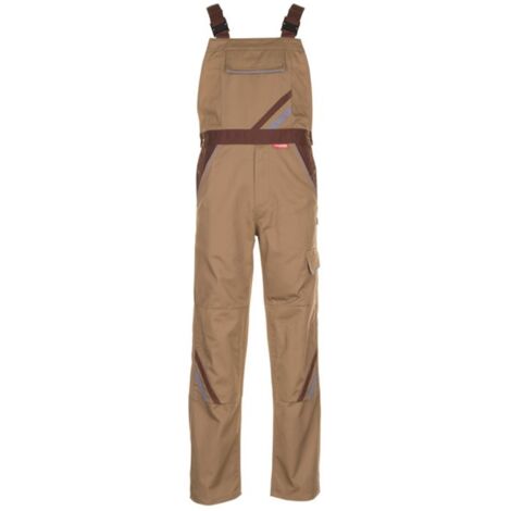 Qualitex Arbeitshose 'favorit'' in khaki, Größe: 42 - Latzhose BW 320 g Qualitex Arbeitshose 'favorit'' in khaki, Größe: 42 - Latzhose BW 320 g