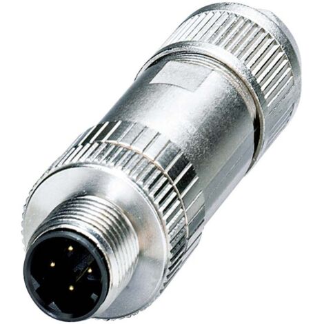 Phoenix Contact SACC-DSI-MSD-4CON-M12/0,5 SCO – 4-poliger M12-Stecker, D-kodiert, Speedcon, 0,5m TPE-Leitung