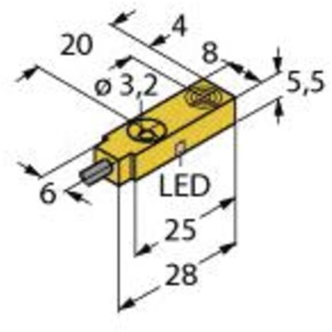 Produktbild von Induktiver Näherungsschalter TL-Q5MC2 – NPN NC, 5mm Erfassungsabstand, 3-Draht, Für Automatisierung