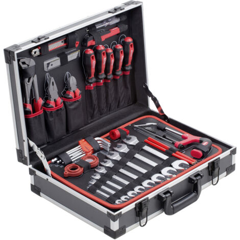 Meister Werkzeuge  WU8971460 Universal Werkzeugkoffer bestückt 121teilig (L x B x H) 460 x 320 x 140
